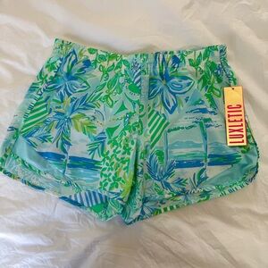 Lilly Pulitzer Luxletic Ocean Trail Shorts